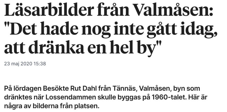 Läsarbilder från Valmåsen, TH 23 maj 2020